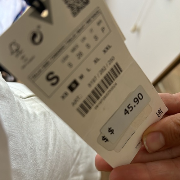 Zara denim side zip mini dress - Picture 3 of 4